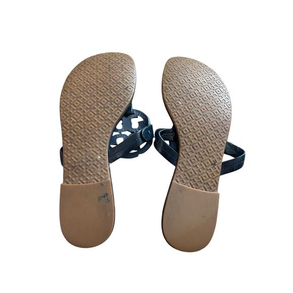 Rare‎ Tory Burch Miller Sandals – Rainbow Logo – Women’s Size 7 (Approx.) - Picture 2 of 6
